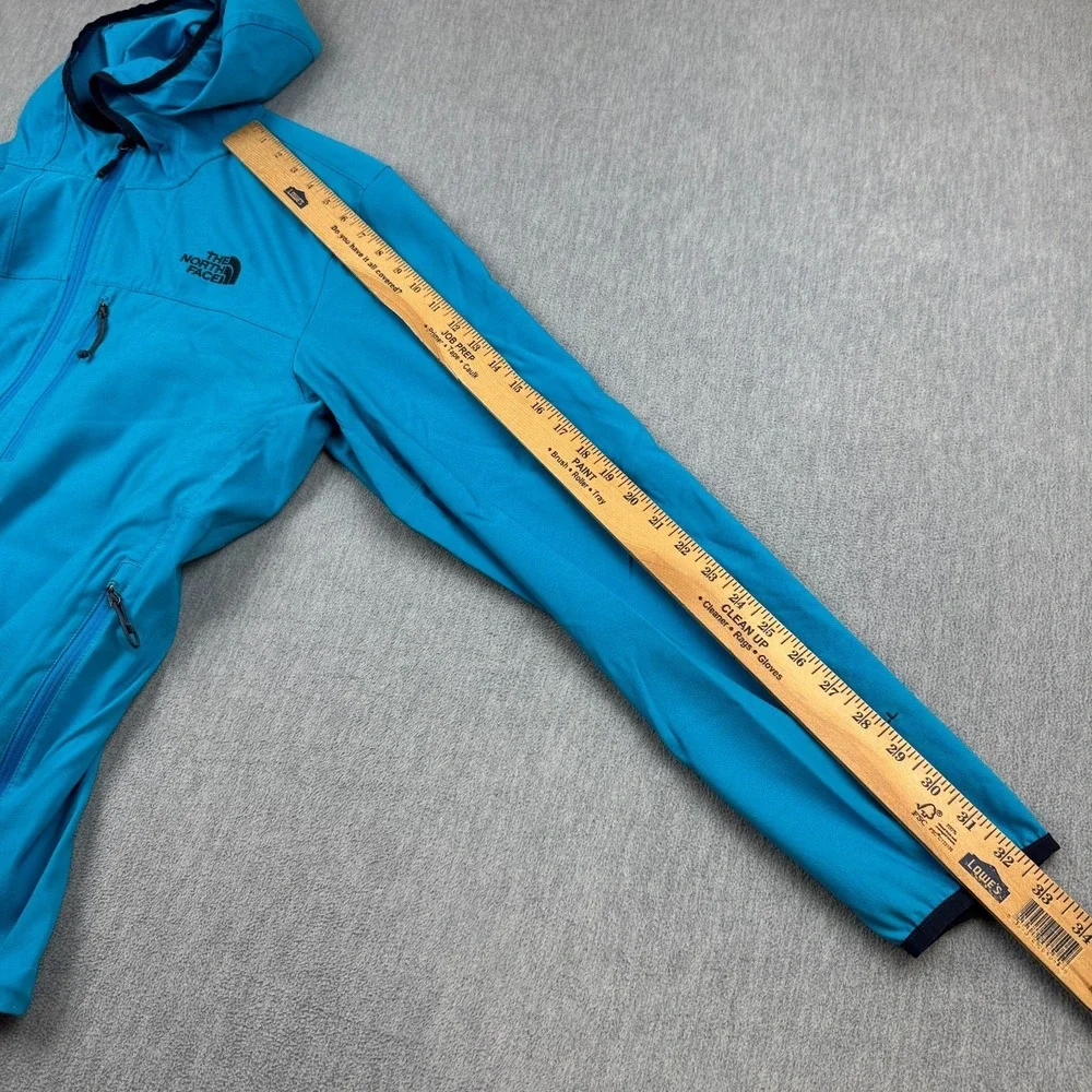 The North Face Jacket Mens Large Blue Nimble WindWall Hooded Hiking Outdoor‎